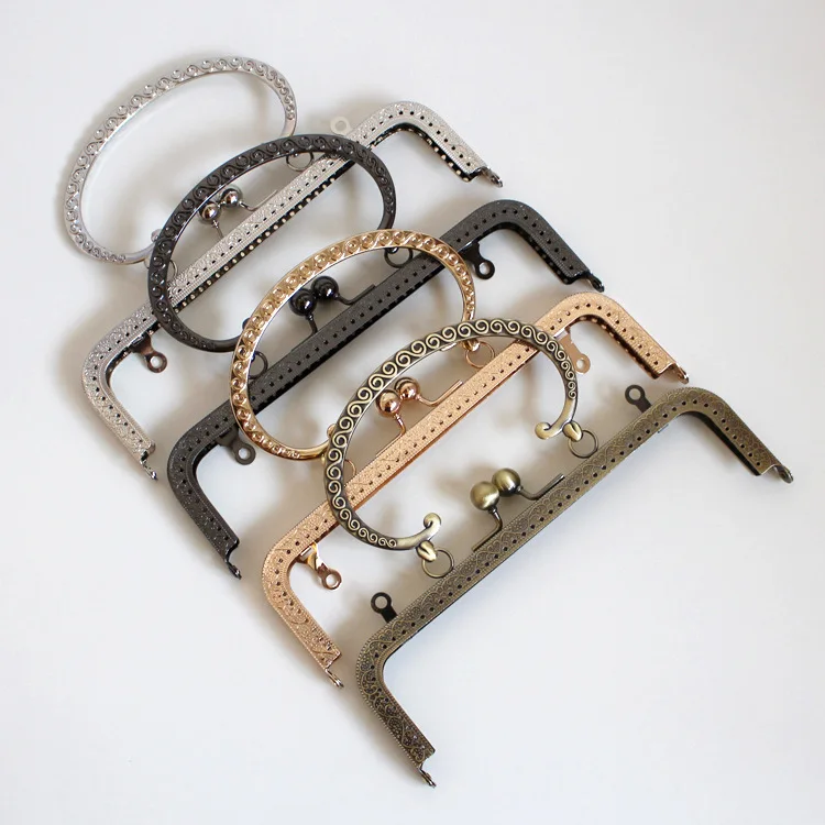 DoreenBeads 1 шт. античная бронза кошелек с бусинами сумка металлическая Арка Рамка