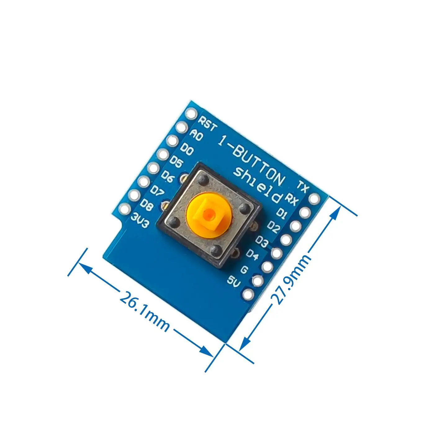 Щит с одной кнопкой для WeMos D1 Mini Button Wemos Diy электронная печатная плата Module со