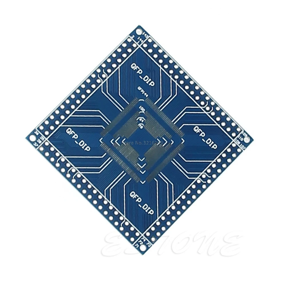 Модуль преобразователя для платы QFP/TQFP/LQFP 32/44/48/64/100/144 pin к DIP Pin|pin adapter|pin boardpin |