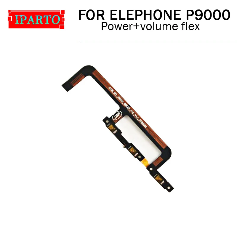 ELEPHONE P9000 гибкий кабель боковой кнопки Cable 100% Original Power + кнопка регулировки