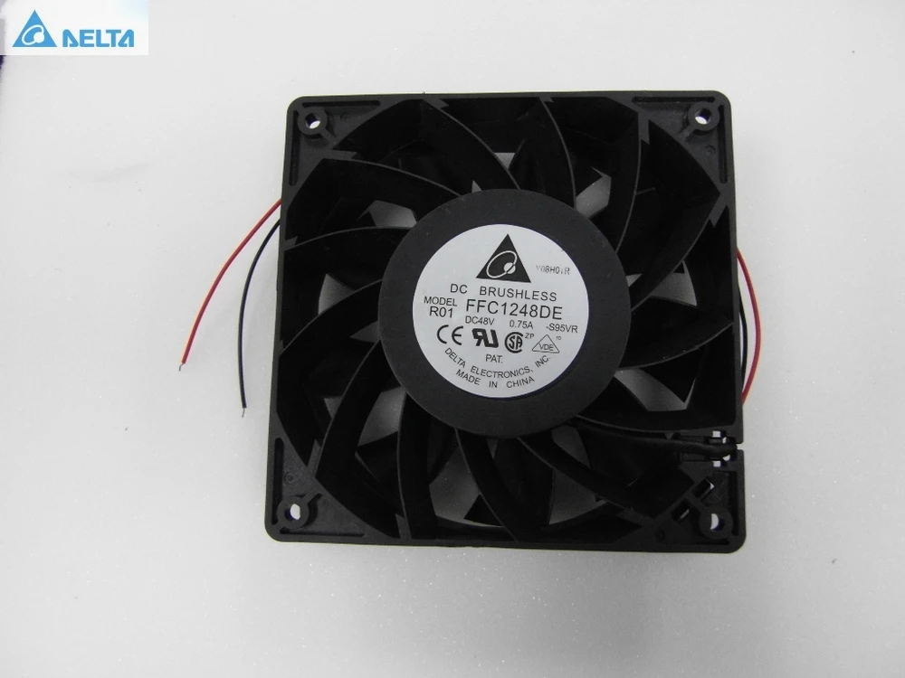 Осевой вентилятор для delta FFC1248DE 1238 48В большого объема воздуха|delta fan|axial fanfan blower |
