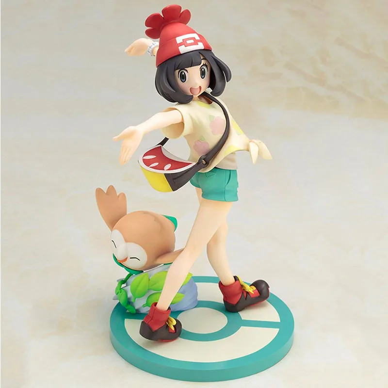 Аниме солнце и луна Selene с Rowlet фигурка модель игрушки коллекционный мультфильм Покемоны фигурка игрушка Подарки для детей