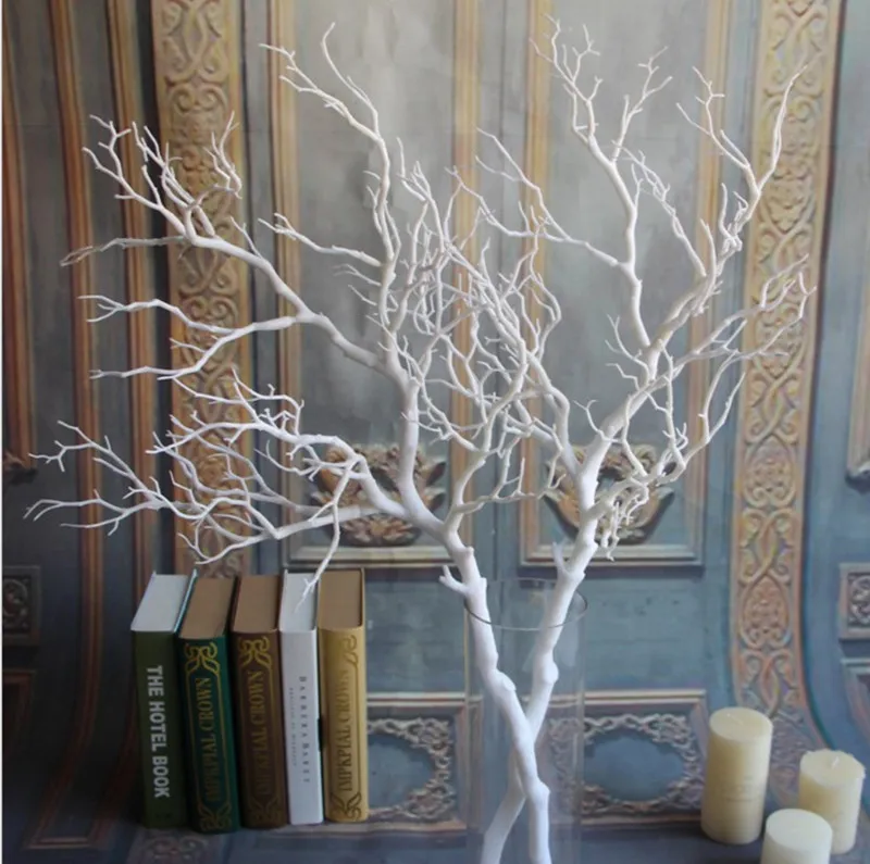 

New Arrival Wedding Props Decorations White Coral Tree Branches Ornament Centerpiece DIY Road Leads 10pcs/lot