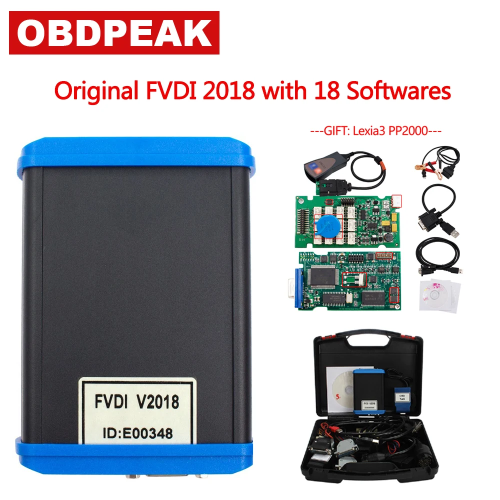 Заводская цена оригинальный FVDI 2018 ABRITES + lexia3 диагностический инструмент