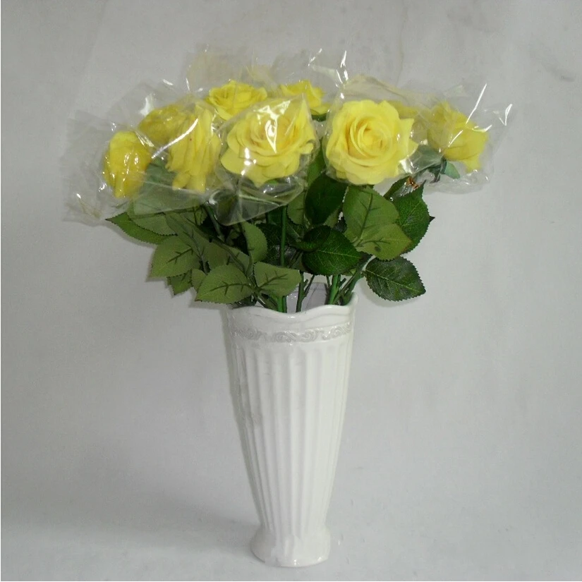 Розовые цветы из искусственного латекса синие желтые реалистичные реальные на