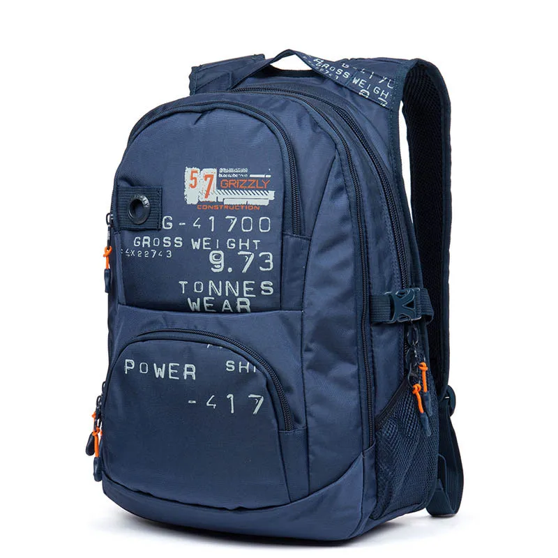 GRIZZLY 2019 мужские брезентовые рюкзаки большой ёмкость Mochila для подростка обувь