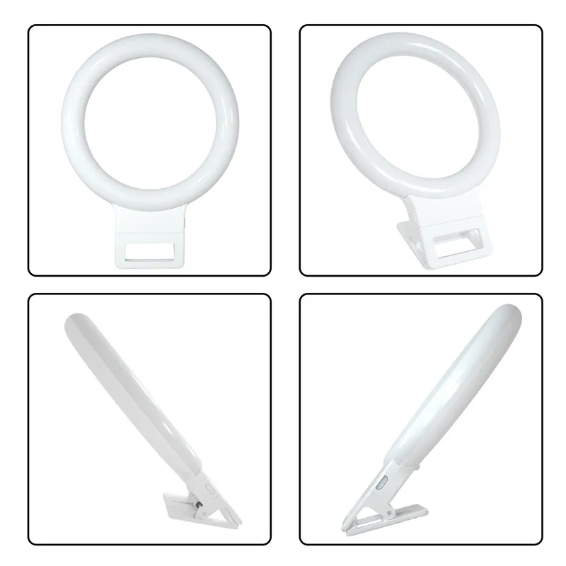 Tycipy Self Night Flash Light Универсальная Портативная кольцевая светящаяся фотокамера для