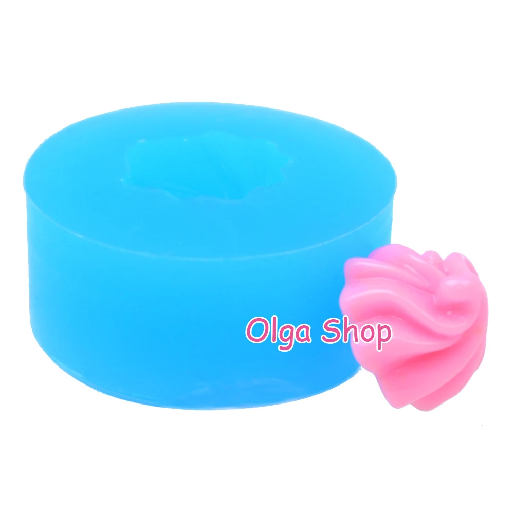 Бесплатная доставка 14мм взбитыми сливками глазурь прессформы силиконовые