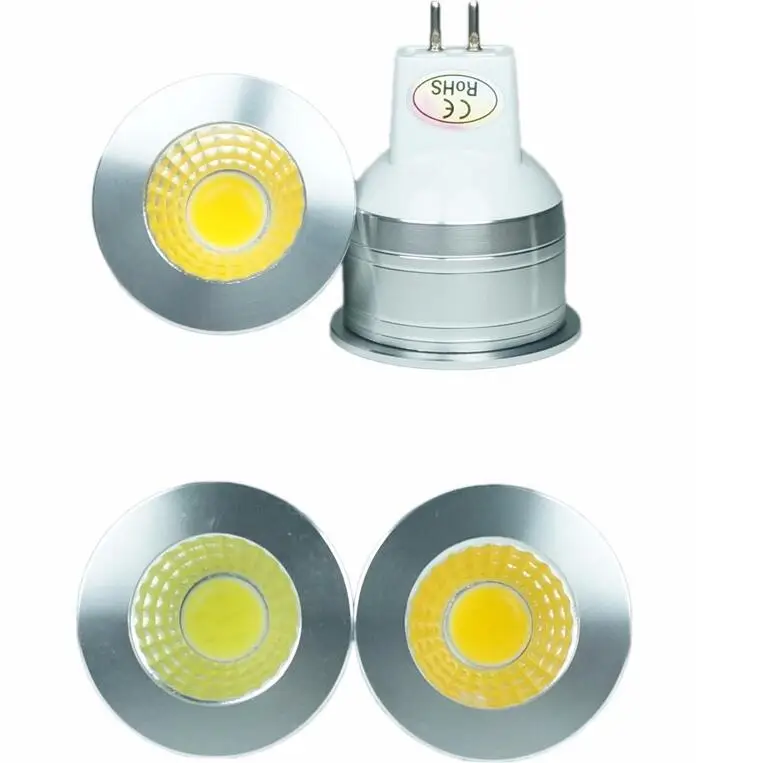 Горячая Распродажа COB Bombillas MR11 GU10 E27 E14 GU5.3 3W cob лампы AC 12V прожектор для внутреннего