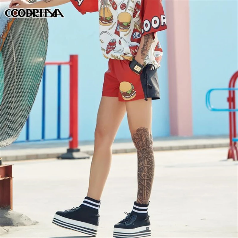 Летние женские свободные шорты с карманами и эластичным поясом | Женская одежда