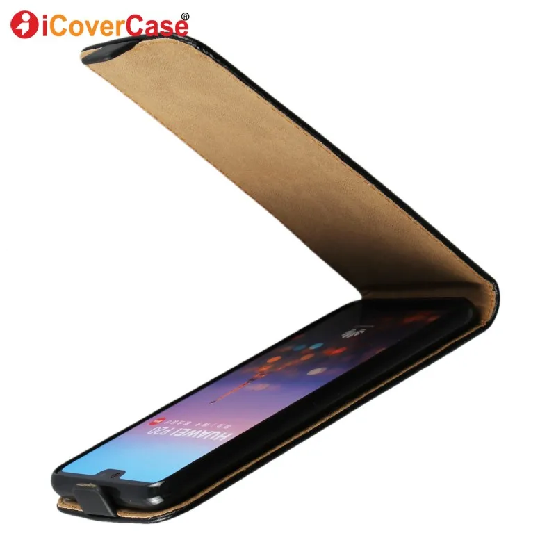 Чехол для Huawei P20 lite чехол книжка кожаный черный nova 3E nova3E P 20 аксессуары