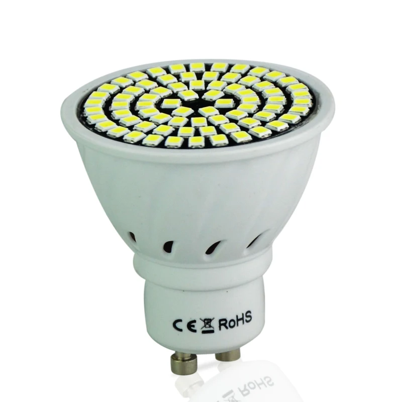 Светодиодный диммер GU10 MR16 2835 SMD AC 220 В 110 светодиодная лампа с регулируемой