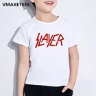 Детская летняя футболка с коротким рукавом для девочек и мальчиков, Детская футболка с принтом в виде рассеянного металла, крутая повседневная детская одежда в стиле хип-хоп, HKP516