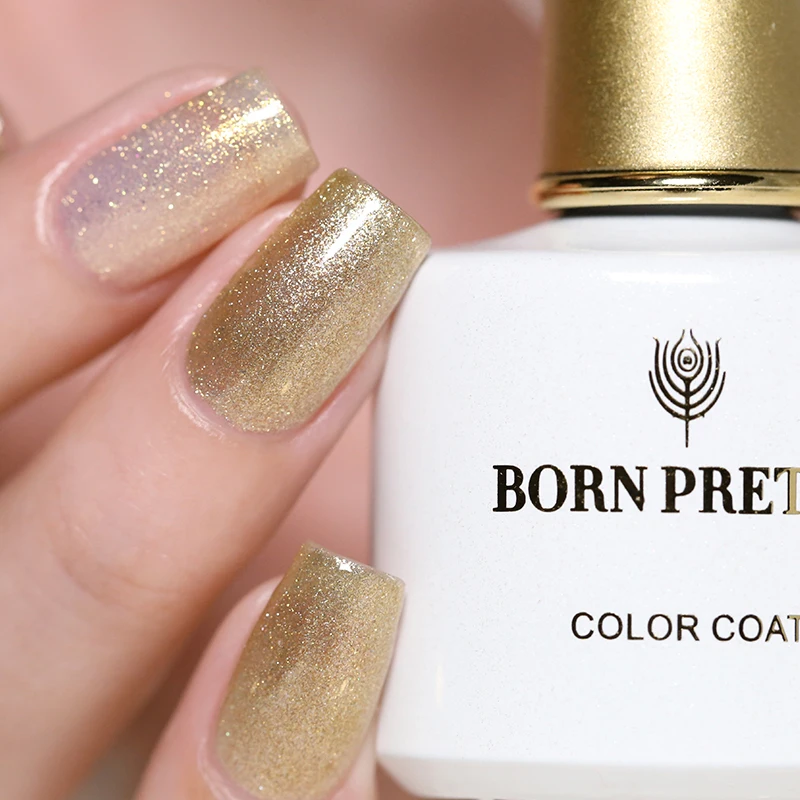 BORN PRETTY 6 мл Блестящий Гель-лак мерцающий отмачивающий УФ-гель для дизайна ногтей лак маникюрный дизайн сделай сам