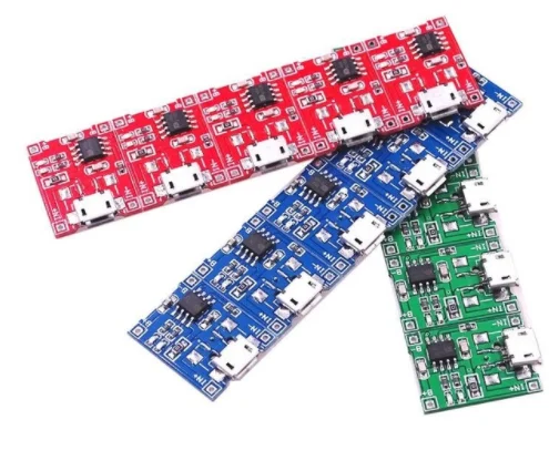 EYEWINK 10 шт./лот Micro USB 5 в 1A 18650 TP4056 модуль зарядного устройства литиевой батареи зарядная плата с защитой двойные функции - Цвет: MICRO usb