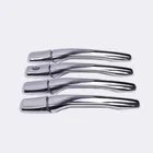Funduoo для Mitsubishi Outlander 2003-2004 2005 2006 Grandis 2003-2008 New ABS хромированная крышка ручки двери, одно замочное отверстие