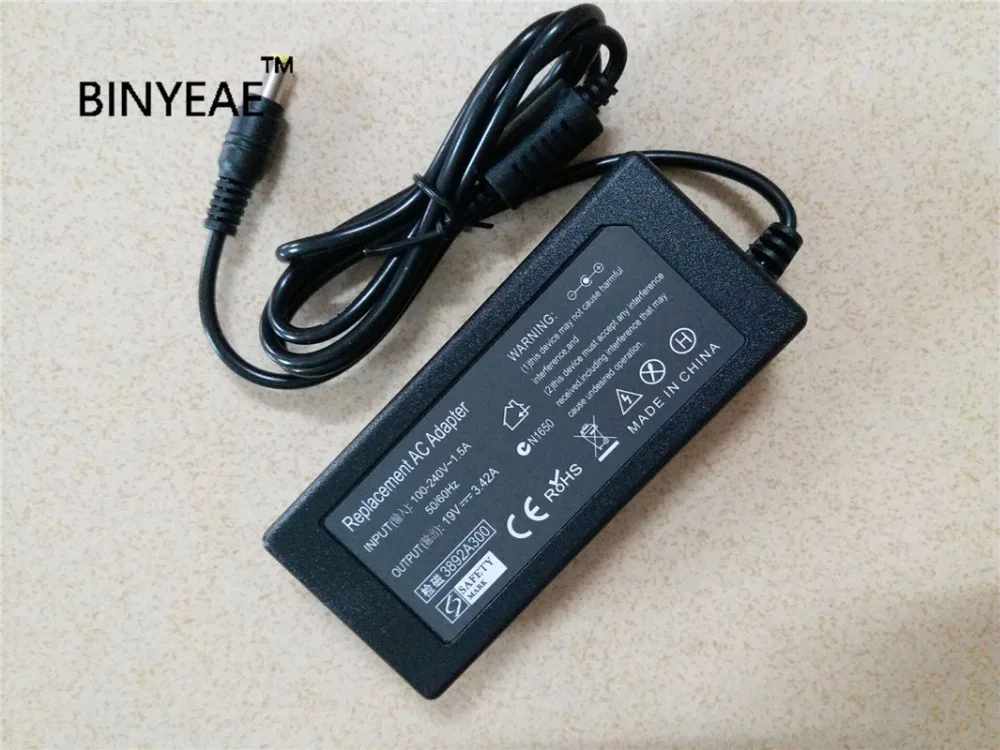 19V 3.42A 65w Универсальное зарядное устройство переменного тока для ноутбуков eMachines