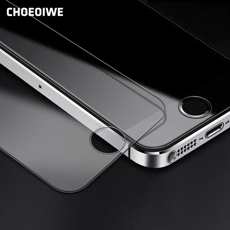 CHOEOIWE для iPhone 5 5s 5c SE 9H 2.5D переднее закаленное стекло защита экрана Противоударная