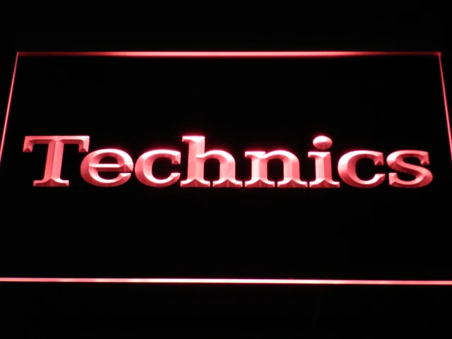 K149 Technics поворотный стол DJ музыкальный Новый светодиодный неоновый светильник