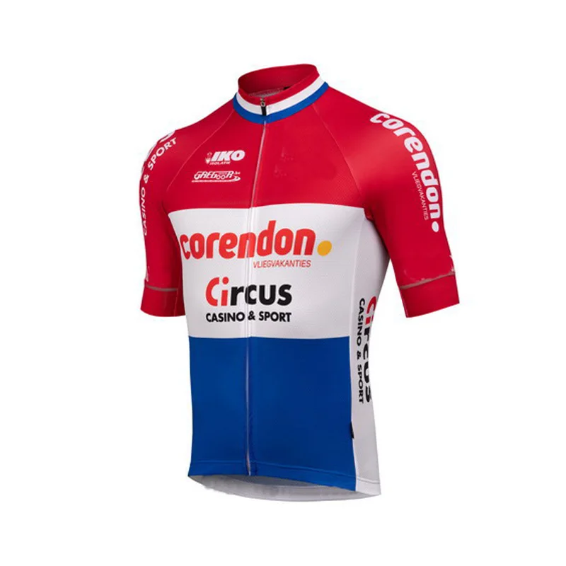 jersey01 CORENDON цирк команда 3 цвета только короткий рукав Велоспорт Джерси летняя одежда для велоспорта ROPA CICLISMO с POWER BAND Размер XS-4XL - Цвет: jersey01
