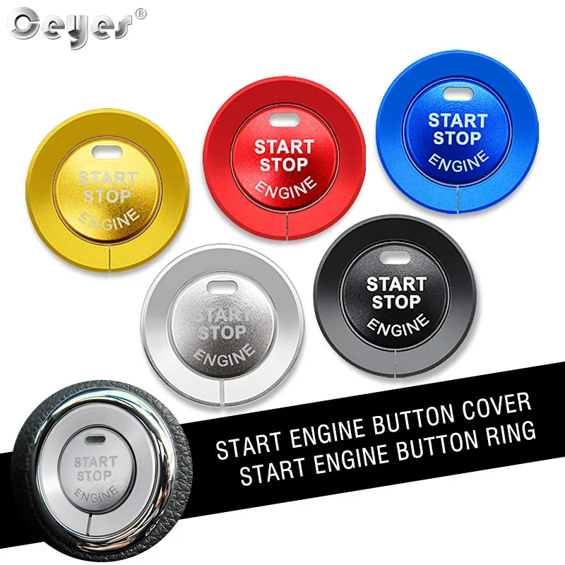 

Ceyes Car Engine Start Stop Switch Button Ignition Covers Styling Accessories Ring Case For Nissan Qashqai J10 J11 Juke Stickers