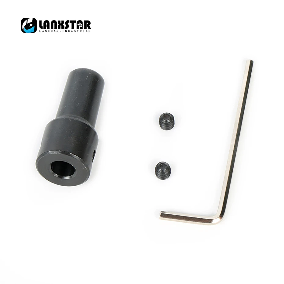 Lanxstar Chuck0.6-6 мм монтажный блок B10 зауженные Chuck Strap4/5/6/8 мм Подключение Сталь втулка вала двигателя ключ Мощность инструменты