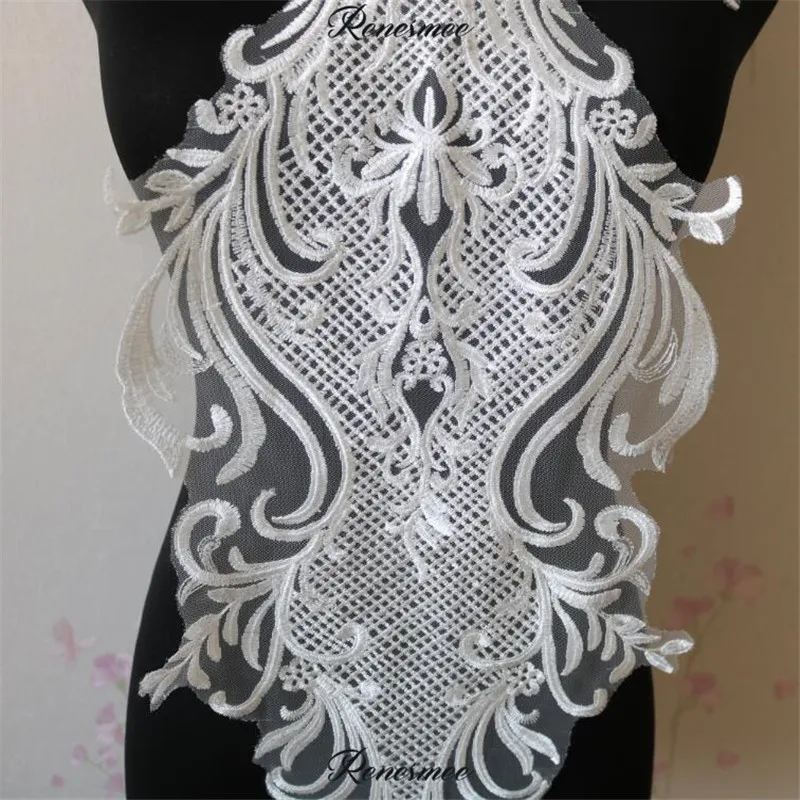 2 шт. Прозрачная кружевная ткань с вышивкой и блестками | Дом сад