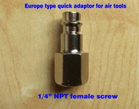 50pcslot 14 npt female thread europe type pneumatic air hose quick coupler eu type air tools quick adaptor