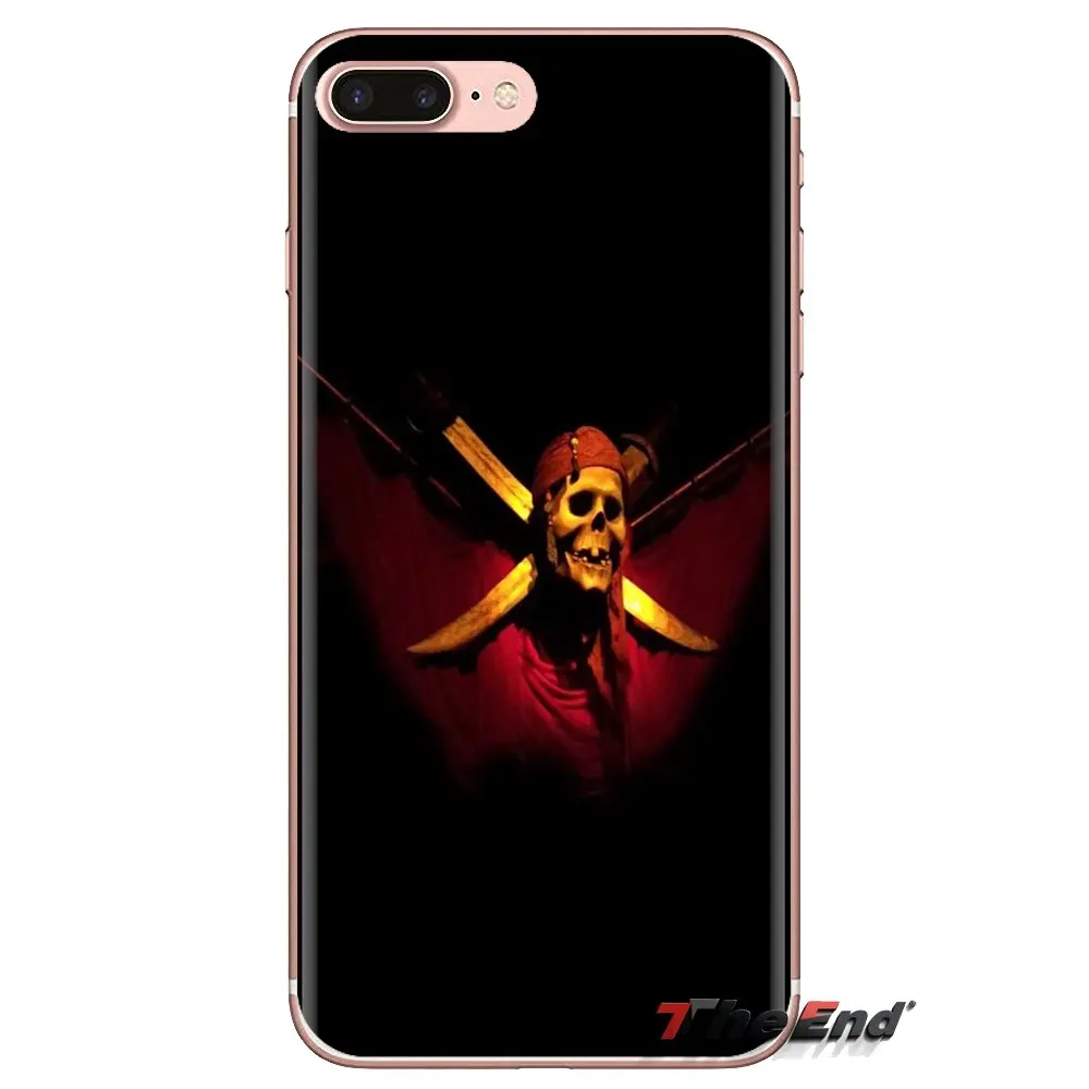 For Huawei G7 G8 P7 P8 P9 P10 P20 P30 Lite Mini Pro P Smart Plus 2017 2018 2019 TPU Skin Case pirates of the caribbean skull Art |