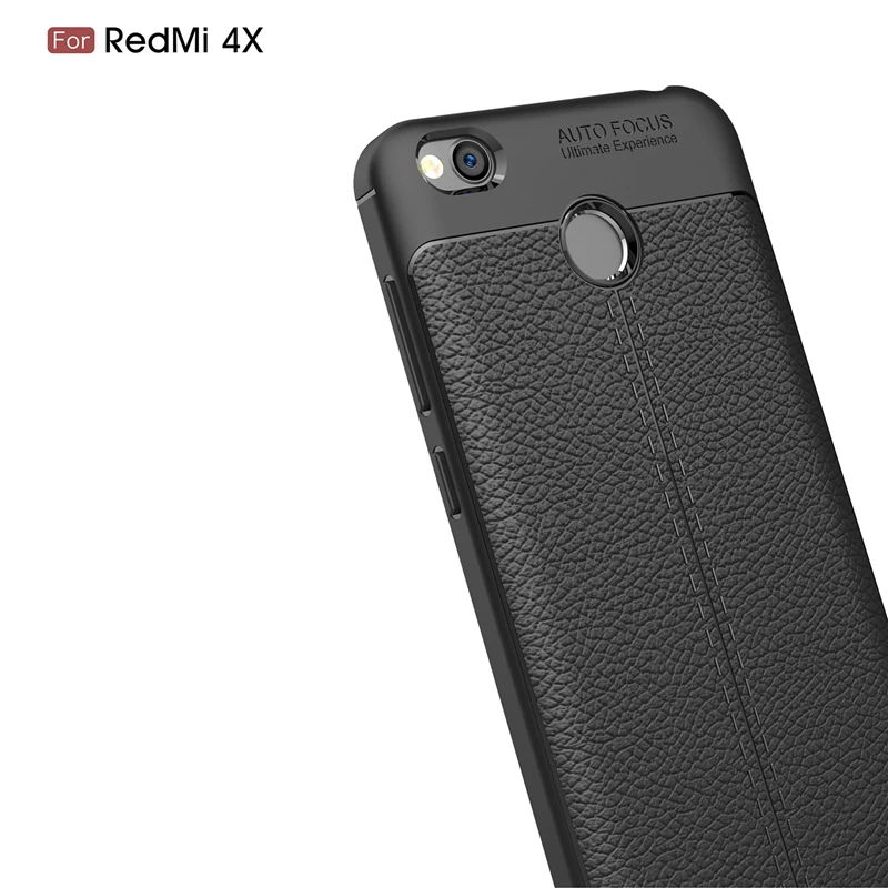 Чехол для телефона Xiaomi Redmi 4 4X из искусственной кожи деловой чехол с узором Личи