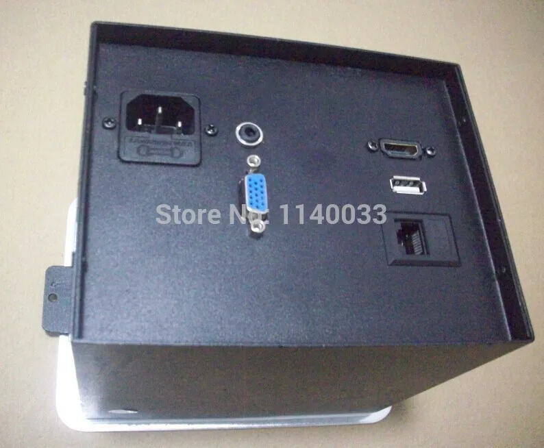 HD HDMI Multimedia Desktop Multifunctional Socket Countertop Box Flush-Mount Black Plate | Обустройство дома