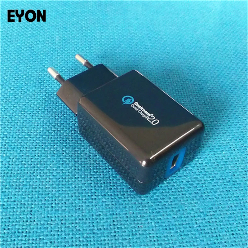 EYON 18 Вт Быстрая зарядка 2 0 9 в USB турбо Сетевое зарядное устройство QC быстрое для