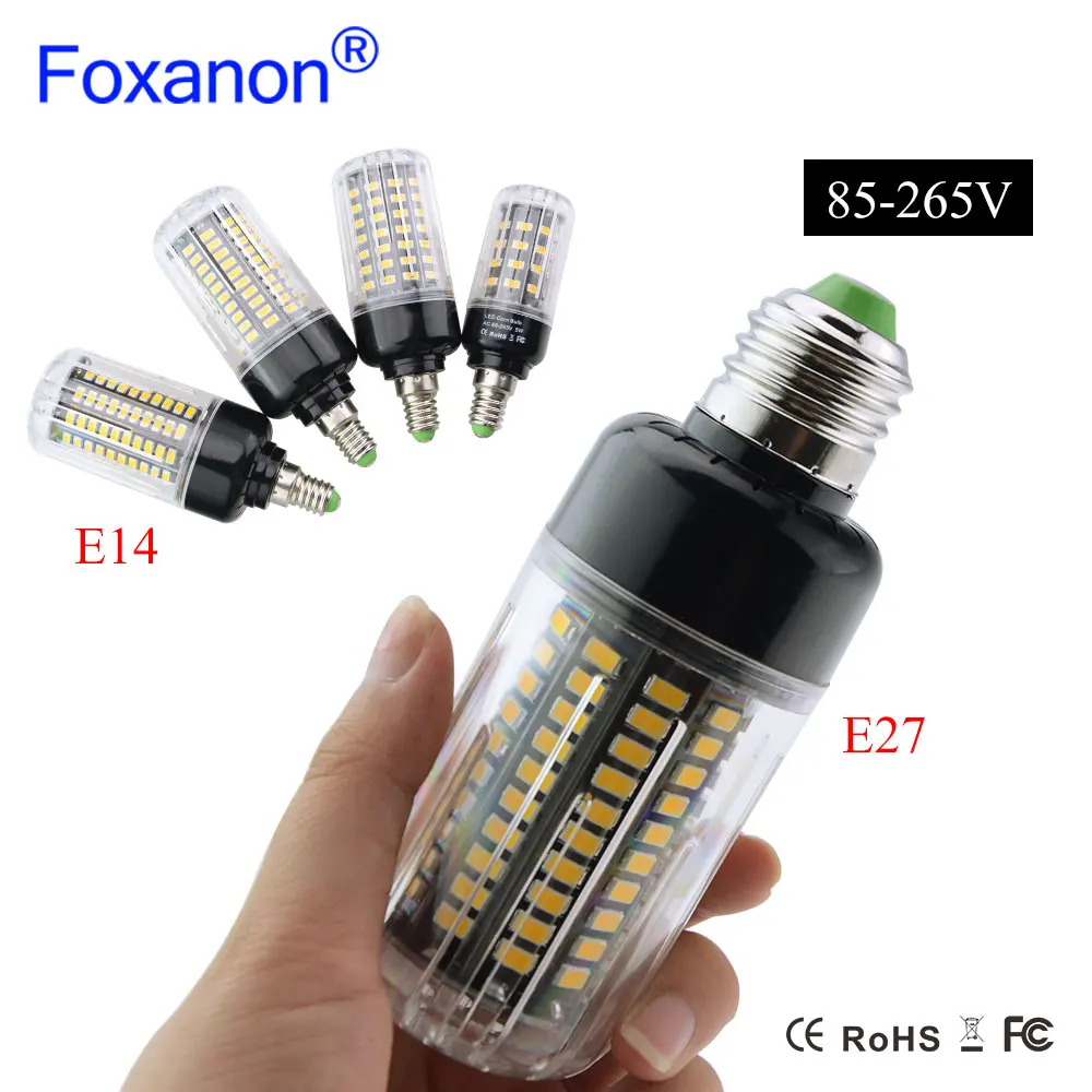 

20W High Lumens 5736 SMD Led Corn Bulb light E27 E14 85V-265V 15W 10W 5W Led Lamp No Flicker LongLife Leds Bulb For lighting