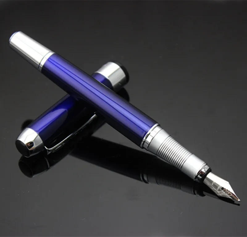 Ручка перьевая jinhao с F образным наконечником металлический карандаш чернилами