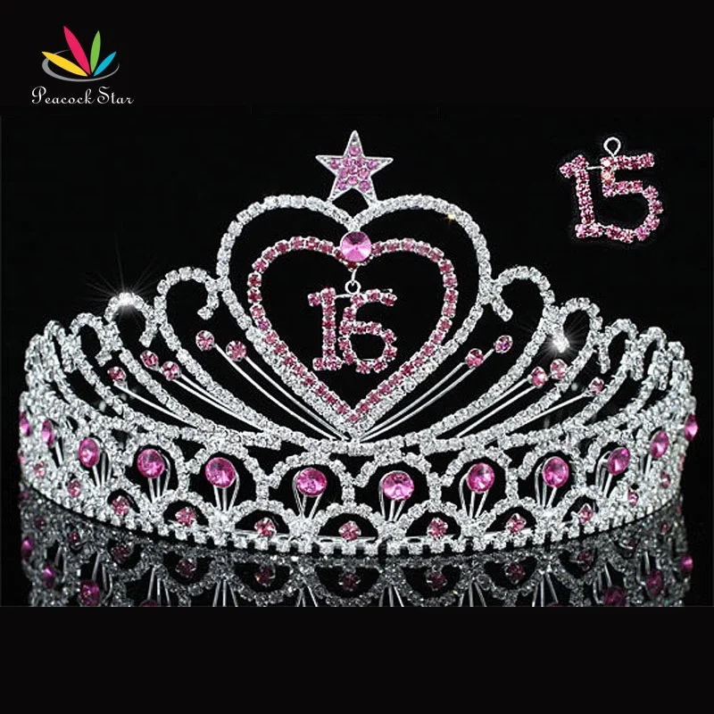 Тиара Павлин звезда для дня рождения 15 и 16|quinceanera tiaras|star tiaratiara stars |