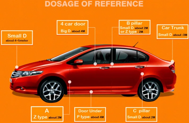 Стикер двери автомобиля шума уплотнение уплотнительные прокладки для Mitsubishi Lancer