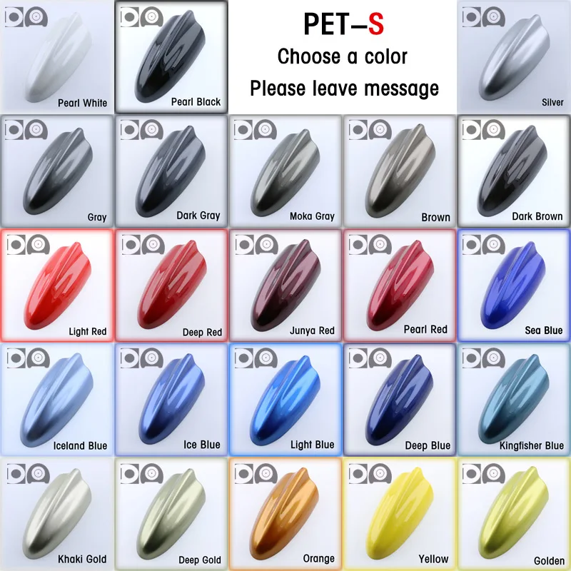 Choose a color PET S Супер акульих плавников антенны специальный автомобиль радио ABS пластик пианино краски PET-S PET-L подходит для всех моделей автомобилей - Цвет: Choose a color PET S