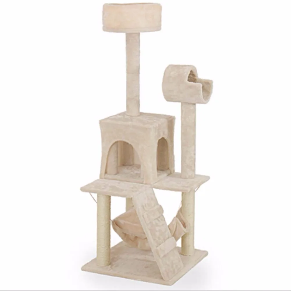 Кошка прыгающая игрушка с лестницей Когтеточка дерево для скалолазания кошки
