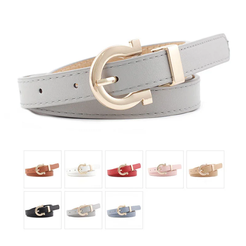 New ladies belt wild fashion candy color decorative thin personality creative jeans 8 optional | Аксессуары для одежды