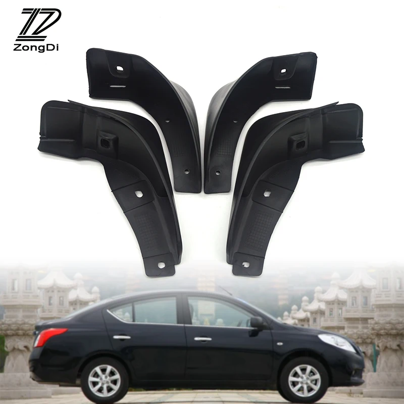 

ZD Car Front Rear Mudguards For Nissan Versa Sedan 2012 2013 2014-2017 Latio Almera (AU) accessories Mudflap car-styling Fenders