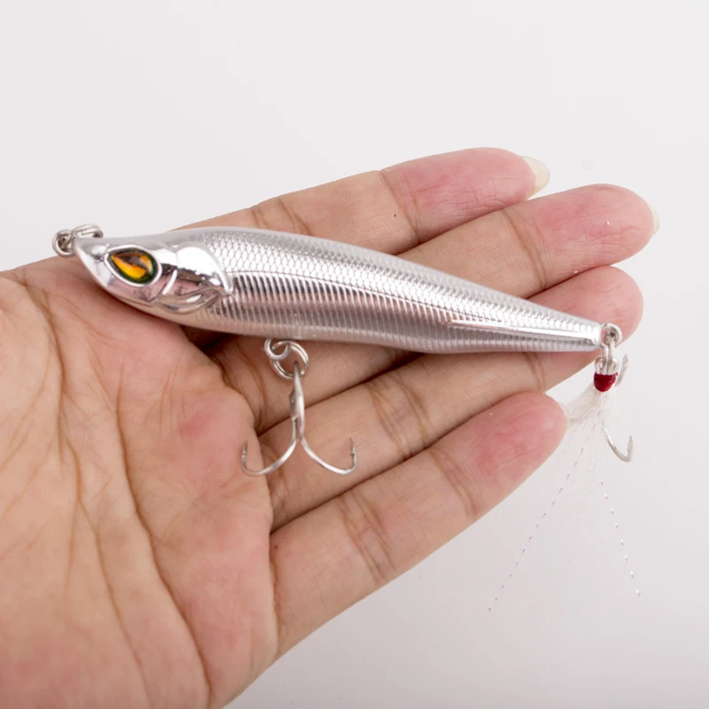 1PCS Pencil Crankbait Hard Bait Wobble Jerkbait 15g 80mm Singking Fishing Lure Swimbait | Спорт и развлечения