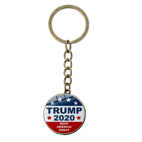 Style 4 SONGDA Trump флаг креативные брелоки с принтом держать Америку большой Дональд для President США заявление автомобиль брелок сумка брелок - Цвет: Style 4