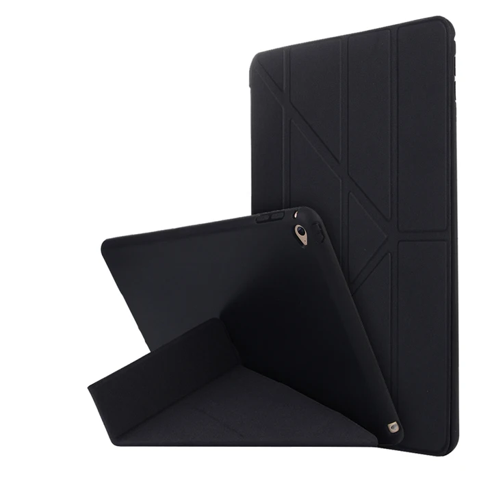 Для iPad Air 2 Smart Cover Чехол преобразования с подставкой Ipad Air2 протектор A1566 A1567 Силиконовый Мягкий противоударный корпус