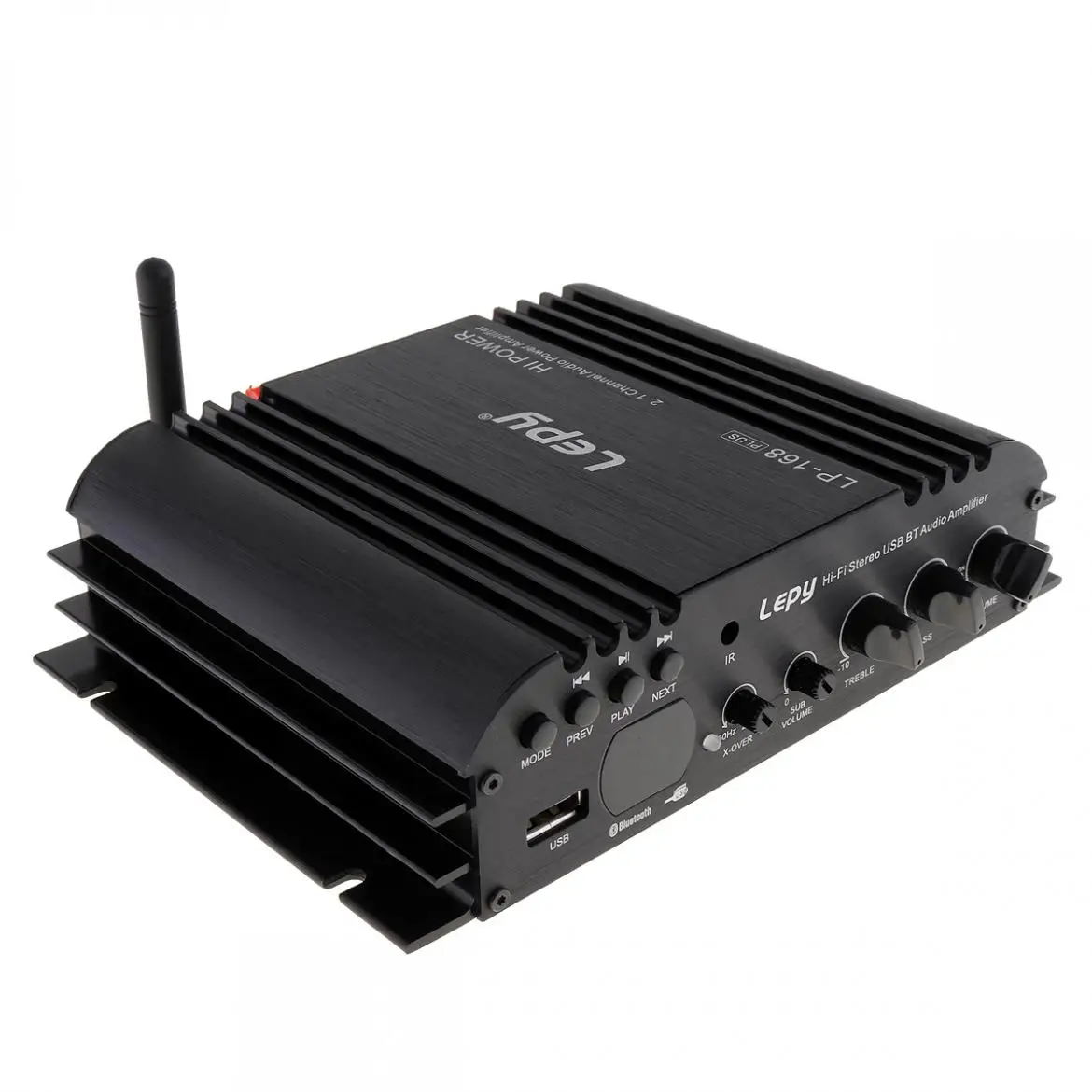 LP-168S 45WX2 Hi-Fi стерео USB Bluetooth автомобильный аудио усилитель поддержка EDR Bluetooth 2,1 канал с пультом дистанционного управления/адаптер питания