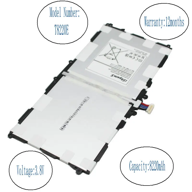 ISkyamS 1x8220 мА/ч, T8220E T8220C Замена Батарея для samsung Galaxy Note 10,1 P600 T520 SM-P601 P601 P605 P607