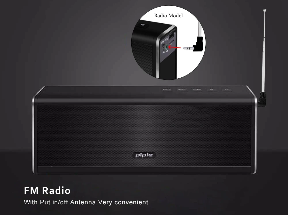 S5 Bluetooth динамик FM радио внешний аккумулятор 20 Вт портативный мини компьютерный динамик беспроводной громкий динамик 4000 мАч Внешний аккумулятор для телефона