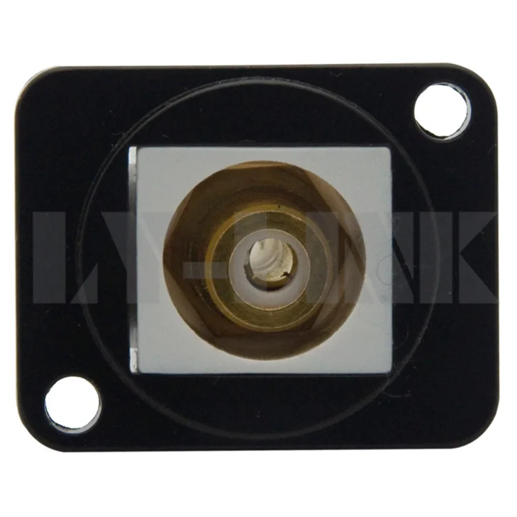 D образный металлический гнездовой разъем RCA черного цвета|rca female|rca female to femalerca rca |