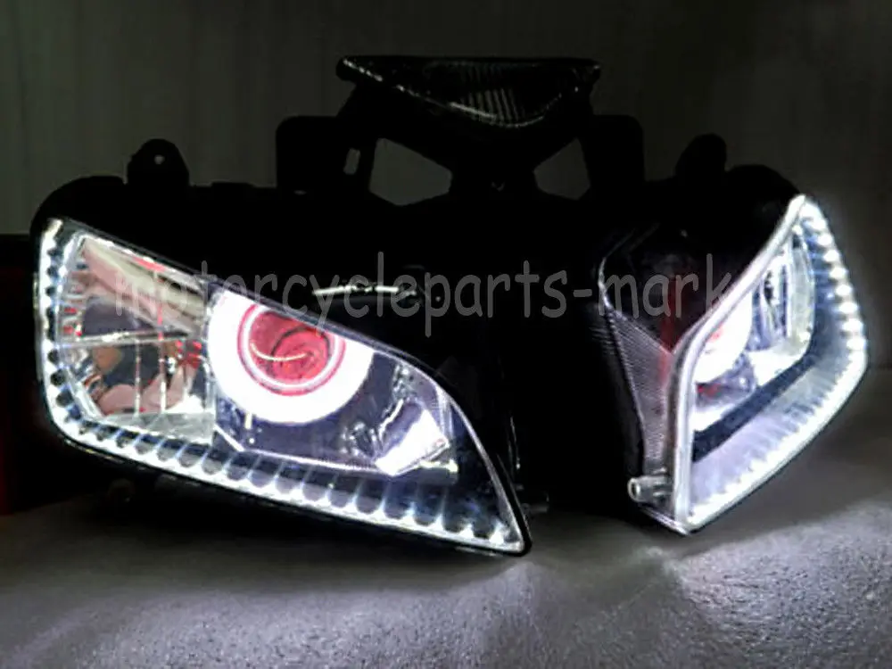 Проектор в сборе HID фара белый ангел красный демон глаза для Honda CBR1000RR CBR 1000 RR 2004-2007 2006 2005