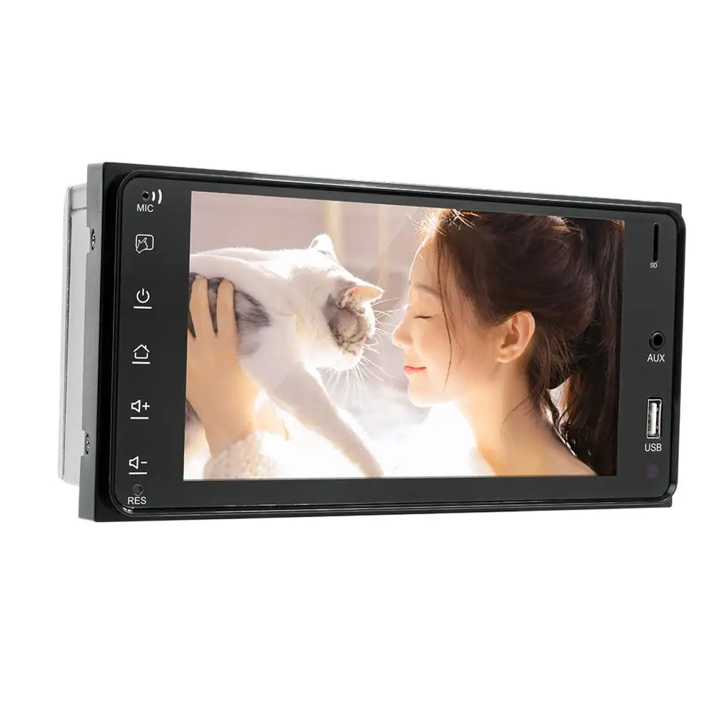 2 Din Car Radio Universal Car Multimedia player 7'' Autoradio Mirror link Bluetooth Audio Radio Stereo For Toyota Corolla Auto