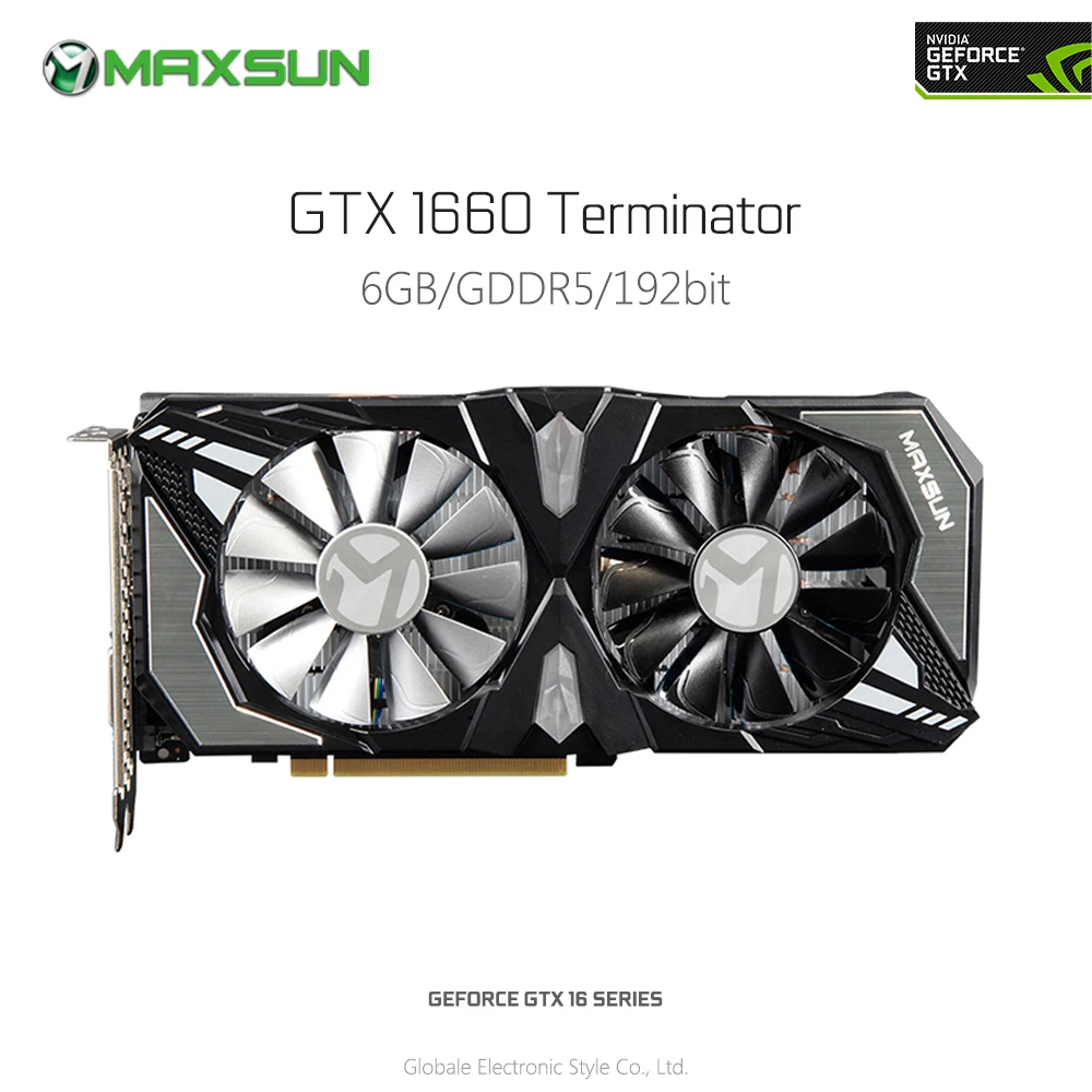 Оригинальная видеокарта MAXSUN GeForce GTX 1660 Terminator 6G для игр GDDR5 DP HDMI DVI| |